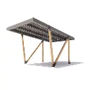 Ombrière photovoltaïque GENPARK PMR 4,5 kWc