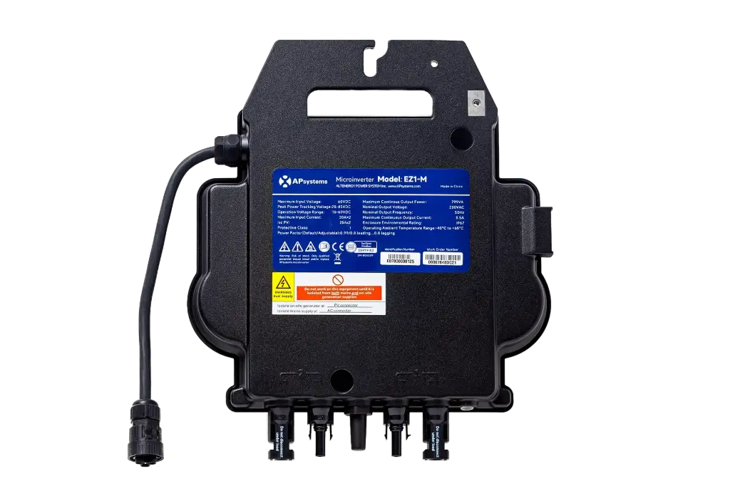 APSYSTEMS EZ1-M 800W 230V AC-50Hz 60/72 cellules Wifi/Bluetooth